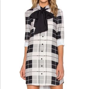 KATE SPADE Woodland Plaid Griffin shirt dress